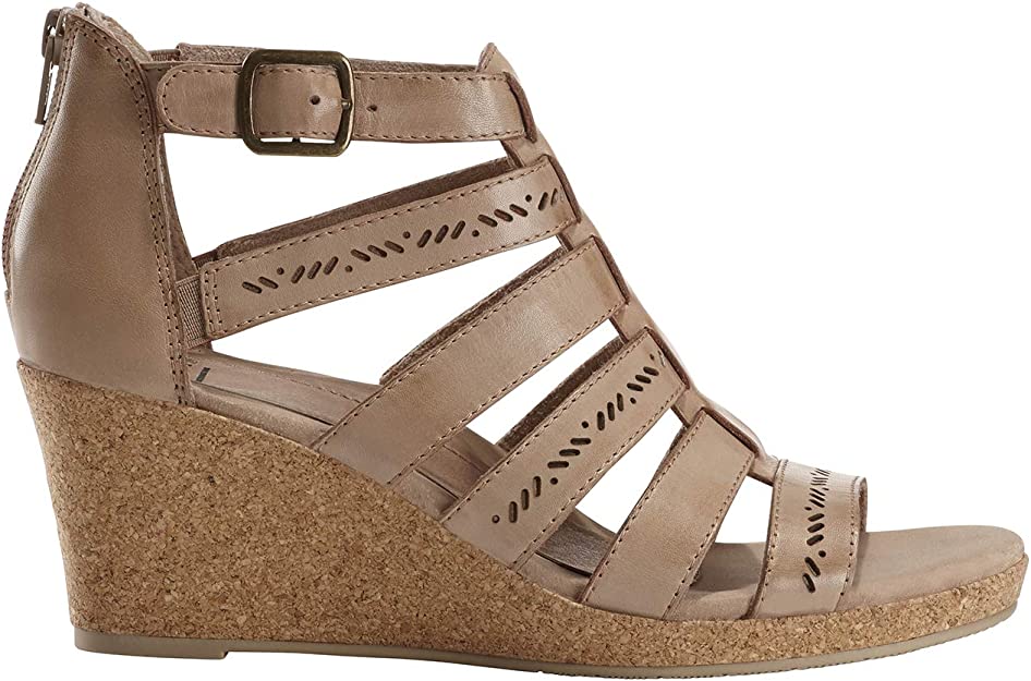 Earth Women's Woodland Sunny Wedge Sandal - Light Pecan 602953WLEA