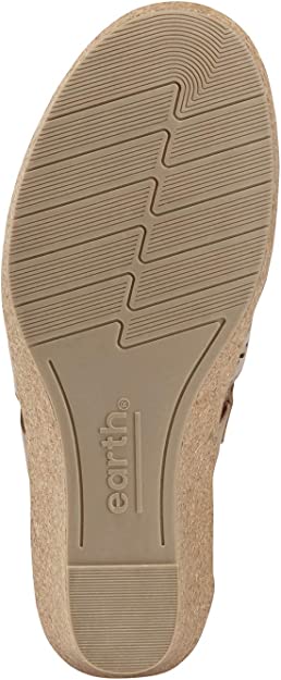 Earth Women's Woodland Sunny Wedge Sandal - Light Pecan 602953WLEA