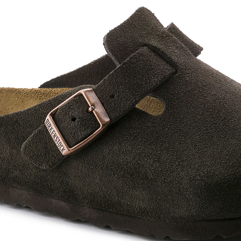 サンダル・ミュール BIRKENSTOCK SS25 BOSTON - Suede Sabot (660463 MOCCA) Birkenstock Boston - Mocha | Suede Leather 660463