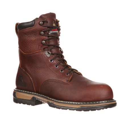 Rocky Men's 8" IronClad Waterproof Steel Toe Work Boot - Brown FQ0006693