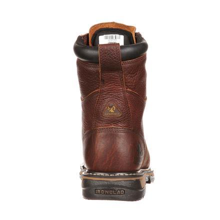 Rocky Men's 8" IronClad Waterproof Steel Toe Work Boot - Brown FQ0006693