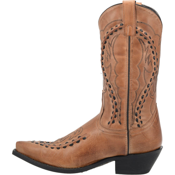 Laredo Men's Laramie Leather Boot - Antique Tan 68432