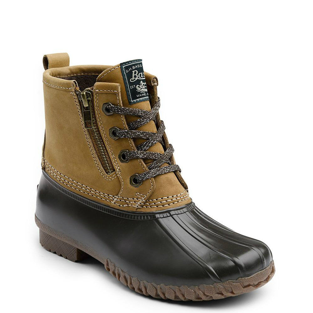 Bass Women's Danielle Duck Boot - Tan/Chocolate 71-22313 - ShoeShackOnline