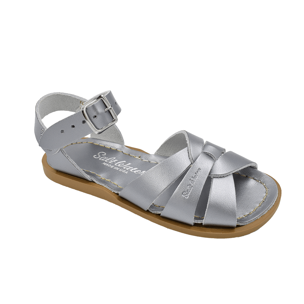 Sun San Little Kid's Salt Water Original Sandal - Pewter 814