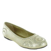 Pierre Dumas Women's Gloria-1 Flat - Gold 81475-207 - ShoeShackOnline