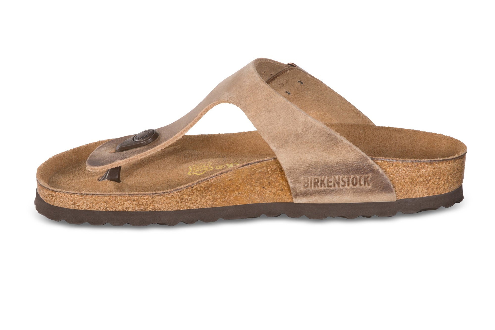 Birkenstock Women's Gizeh - Tobacco | Oiled Leather 943811 - ShoeShackOnline