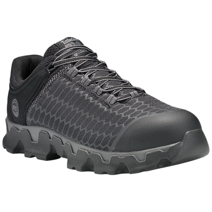 Timberland Men's Powertrain Sport Alloy Toe Work Shoe - Black A176A - ShoeShackOnline