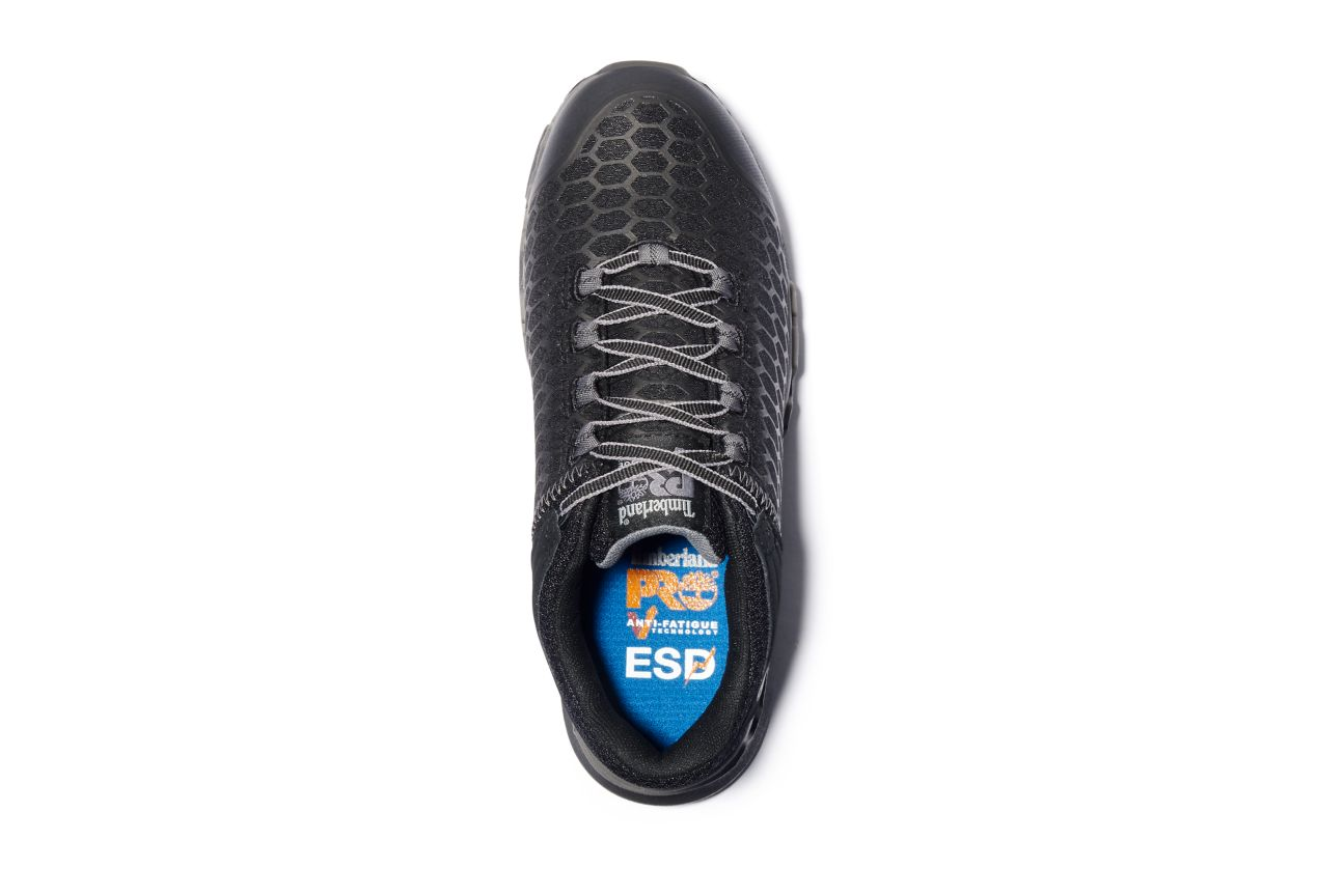 Timberland Pro Women's Powertrain Sport SD+ Safety Toe Work Sneaker - Black A1B7F