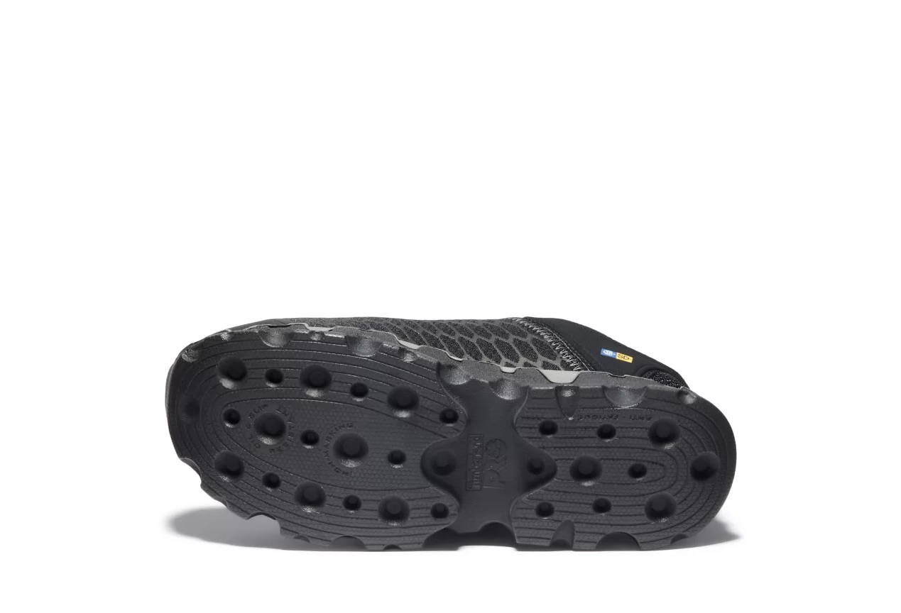 Timberland Pro Women's Powertrain Sport SD+ Safety Toe Work Sneaker - Black A1B7F