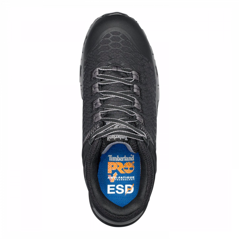 Timberland Pro Women's Powertrain Sport SD+ Soft Toe Work Shoe - Black A1GW3 - ShoeShackOnline