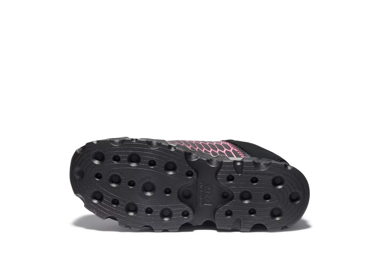 Timberland Pro Women's Powertrain Sport Alloy Toe Work Sneaker - Black/Pink A1I5Q
