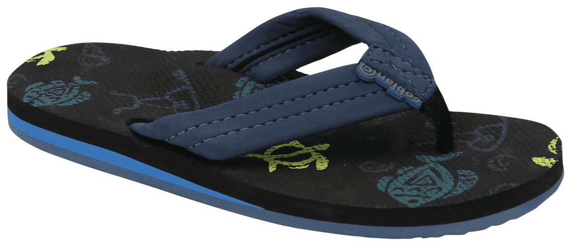 Cobian Kid's Aqua Jump Jr Flip Flop - Blue AJR20-400 - ShoeShackOnline