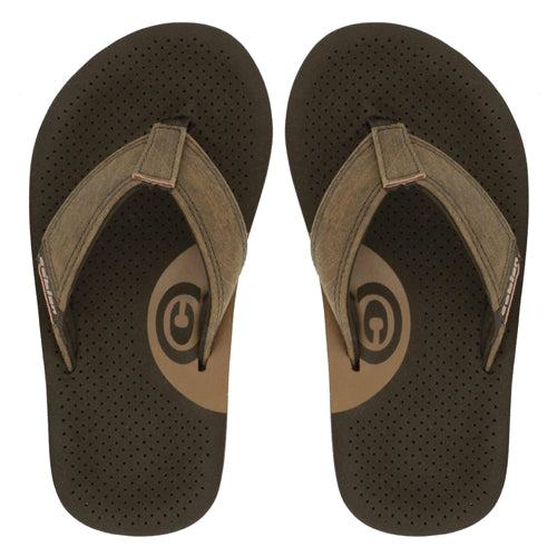 Cobian Kid's ARV Jr Flip Flop - Mocha AVJ18-203 - ShoeShackOnline