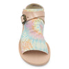 Blowfish Toddler's Defsie-T Canvas Sandal - Baby Doll Tie Dye Twill/Happy Pink