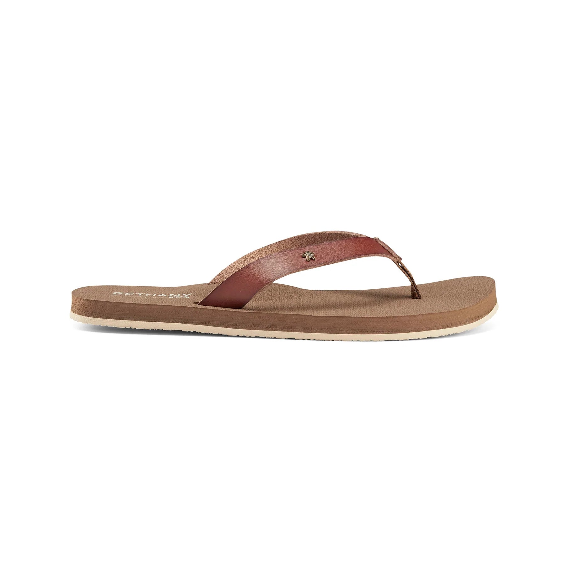 Cobian Women's Bethany Kealia Flip Flop - Chestnut BTK22-210