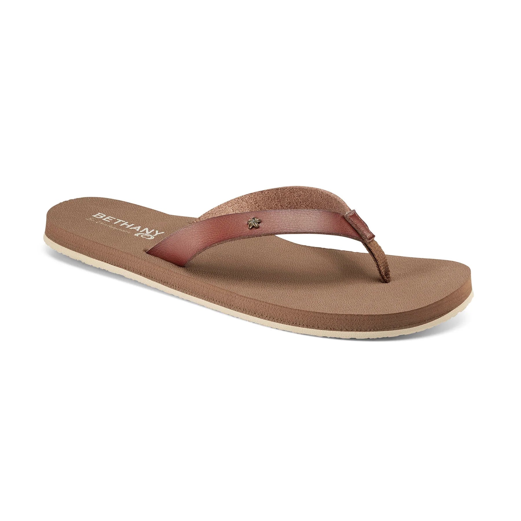 Cobian Women's Bethany Kealia Flip Flop - Chestnut BTK22-210