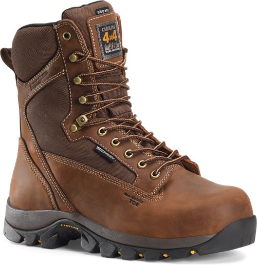 Carolina Men's 8" Waterproof Insulated Composite Toe 4x4 Work Boot - CA4515