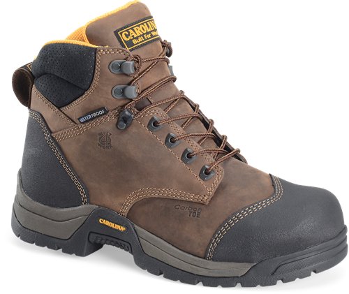 Carolina Men's 6" ESD Waterproof Carbon Composite Broad Toe Work Boot - CA5522 - ShoeShackOnline