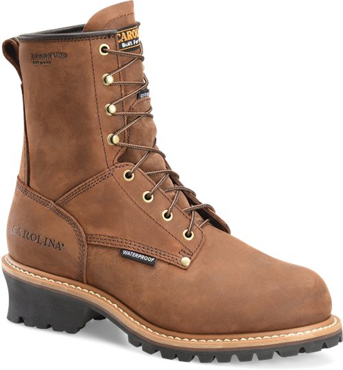 Carolina Men's 8" Steel Toe Waterproof Insulated Logger Boot - CA5821 - ShoeShackOnline