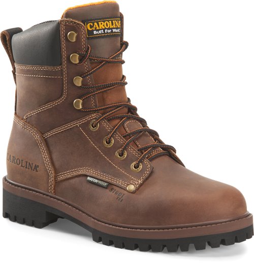 Carolina Men's 8" Waterproof Steel Toe Work Boot - CA8585