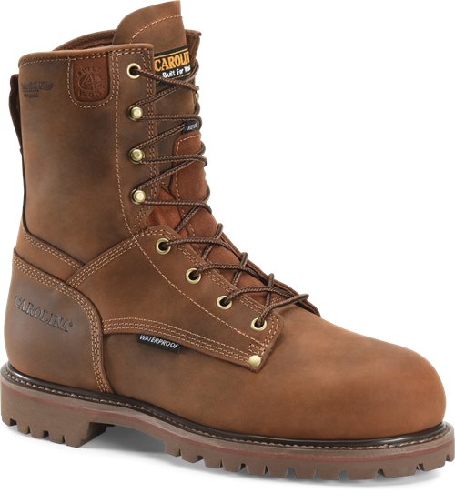 Carolina Men's 8" Waterproof 800G Insulated Grizzly Work Boot - CA9028