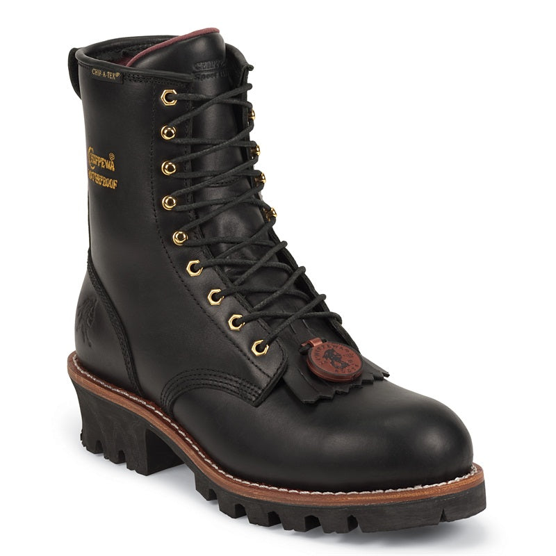 Chippewa Men's 8" 400g Thinsulate Waterproof Steel Toe Logger Boots - 73050 - ShoeShackOnline
