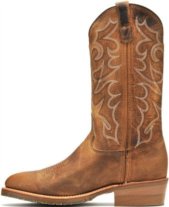 Double-H Men's 12" Domestic Gel ICE™ Work Western - Brown DH1552 - ShoeShackOnline