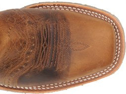 Double-H Men's 11" Domestic Wide Square Toe ICE™ Roper - Brown DH3560 - ShoeShackOnline