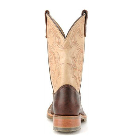 Double H Men's 11" Domestic Bison Wide Square Toe ICE™ Roper - Brown DH4305 - ShoeShackOnline