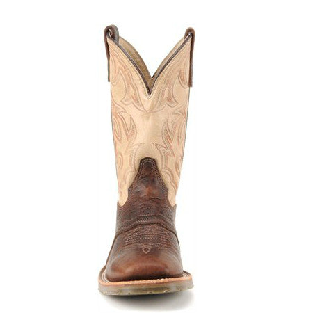 Double H Men's 11" Domestic Bison Wide Square Toe ICE™ Roper - Brown DH4305 - ShoeShackOnline