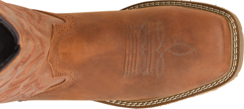 Double H Men's 10" Workflex Wide Square Composite Toe Roper - Tan DH5143 - ShoeShackOnline
