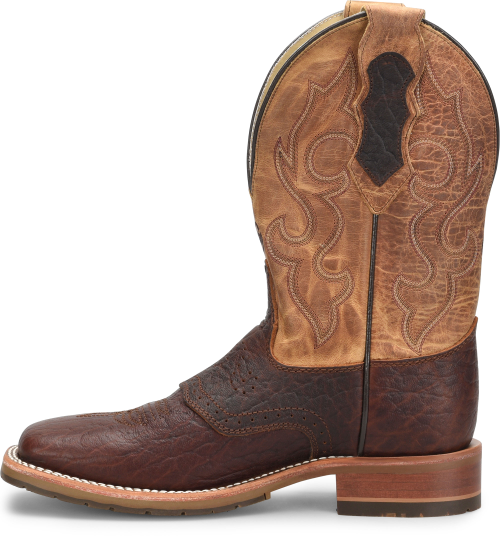 Double H Men's 11" Talache Wide Square Roper Boot - Brown/Tan DH8305