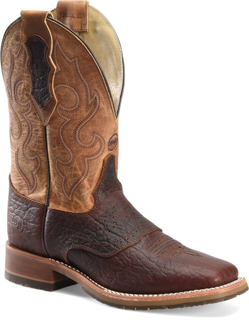 Double H Men's 11" Talache Wide Square Roper Boot - Brown/Tan DH8305