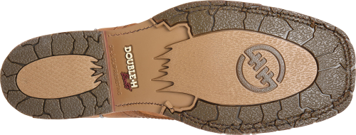 Double H Men's 11" Durant Wide Square Roper Boot - Brown DH8560