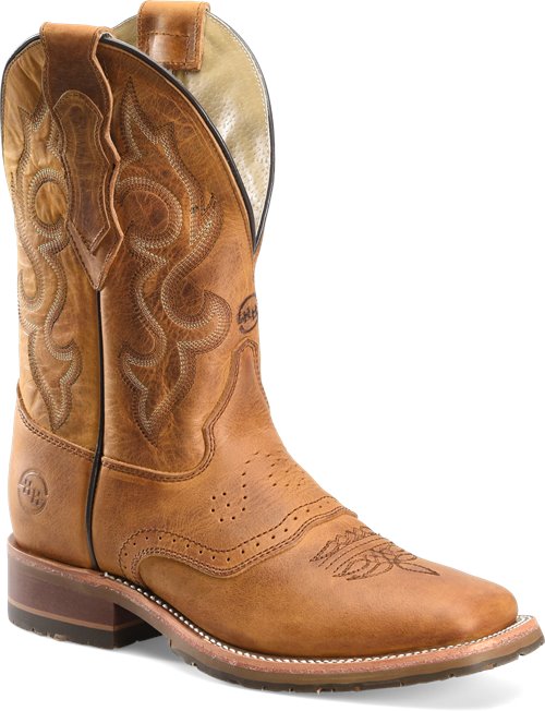 Double H Men's 11" Durant Wide Square Roper Boot - Brown DH8560