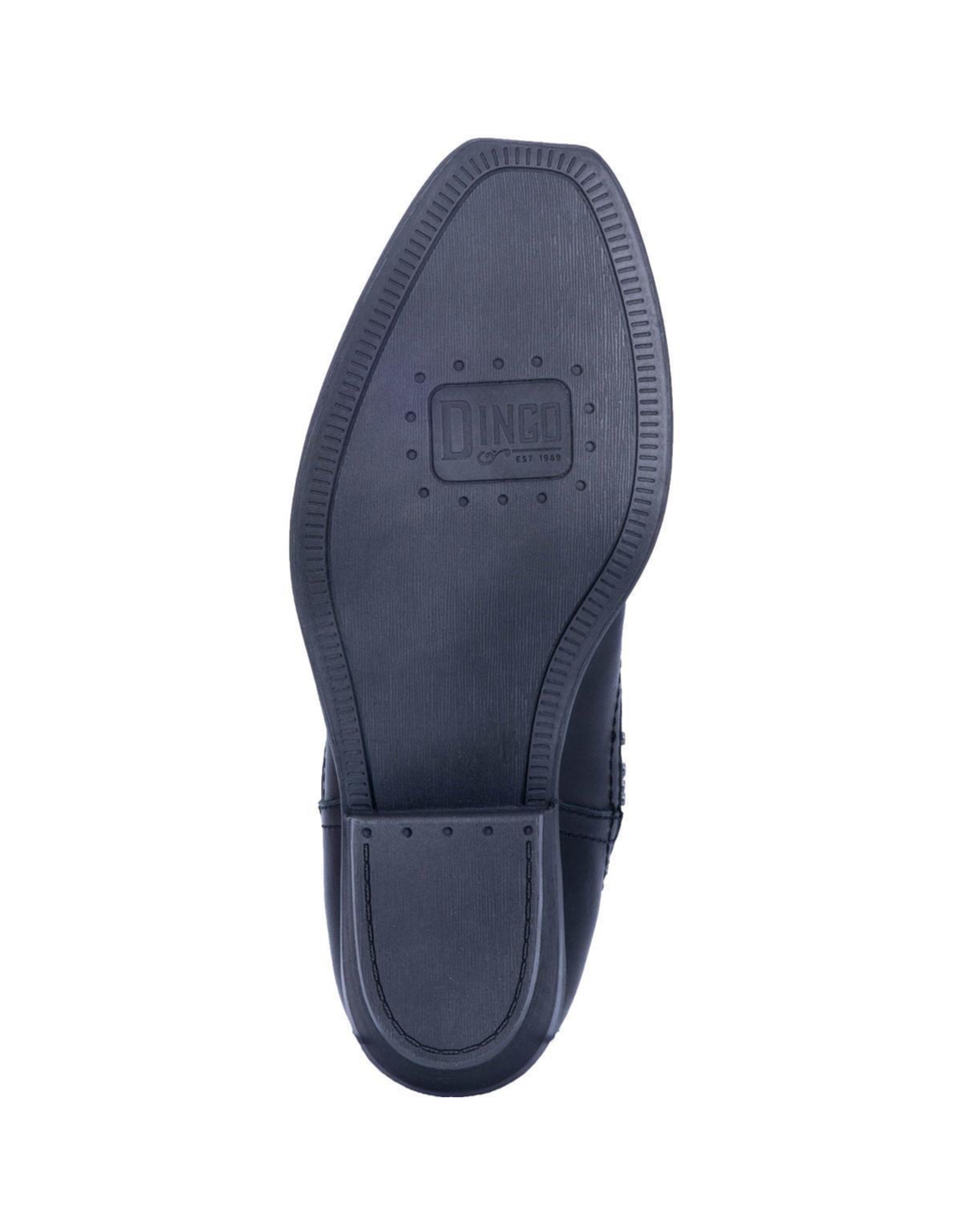 Dingo Women's 5" Dusty Leather Ankle Bootie - Black DI150