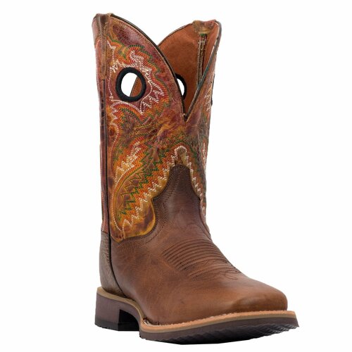 Dan Post Men's 11" Honcho Slip On Boots - Brown/Multi DP4550