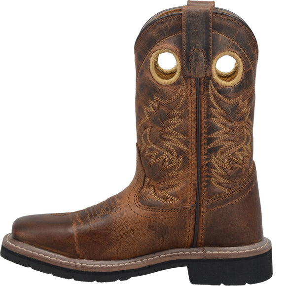Dan Post Youth 9" Amarillo Western Boots - Brown DPC3932