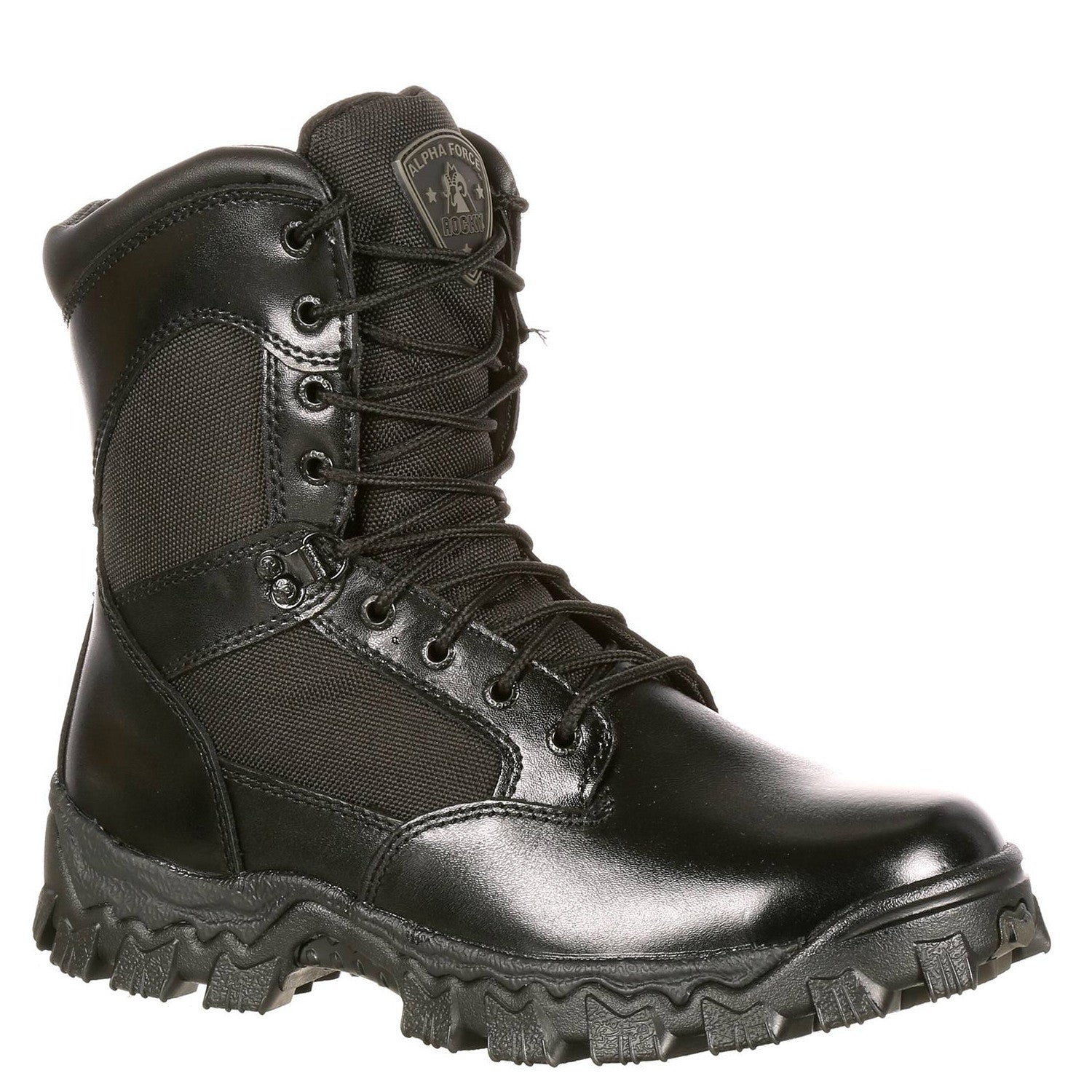Rocky Men's AlphaForce WP Duty Boot - Black FQ0002165 - ShoeShackOnline