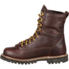 Georgia Men's 8" Waterproof Lace-to-Toe Work Boot - Chocolate G101 - ShoeShackOnline