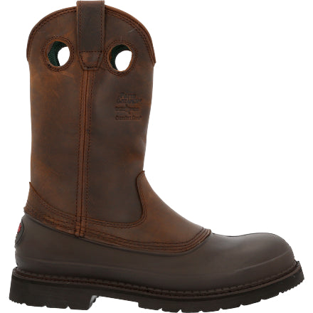 Georgia Men's 12" Muddog Wellington Work Boot - Mississippi Brown G5514