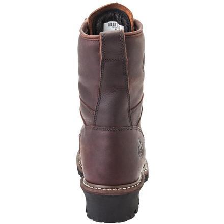 Georgia Men's 8" Steel Toe Waterproof Logger Work Boots - Brown G7313 - ShoeShackOnline