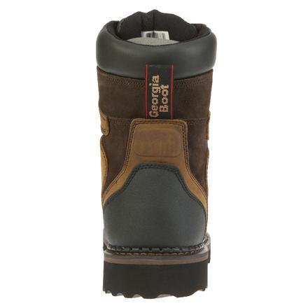 Georgia Men's 8" Brookville Steel Toe Waterproof Work Boot - Brown G9334 - ShoeShackOnline