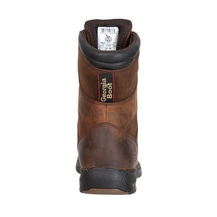 Georgia Men's 8" Athens WP Work Boots - Brown G9453 - ShoeShackOnline