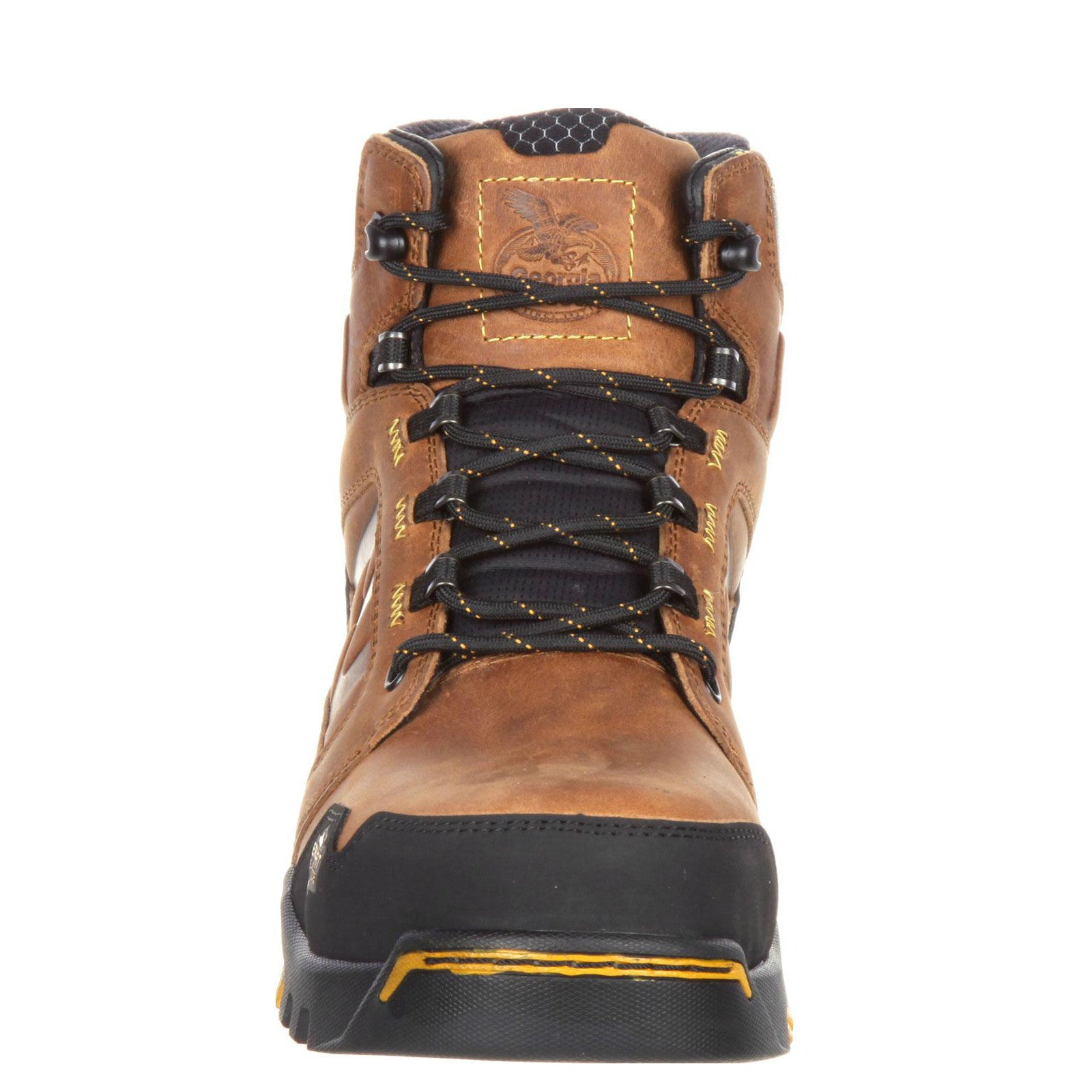 Georgia Men's 6" Amplitude Composite Toe Waterproof Work Boot - Trail Crazy Horse GB00129 - ShoeShackOnline