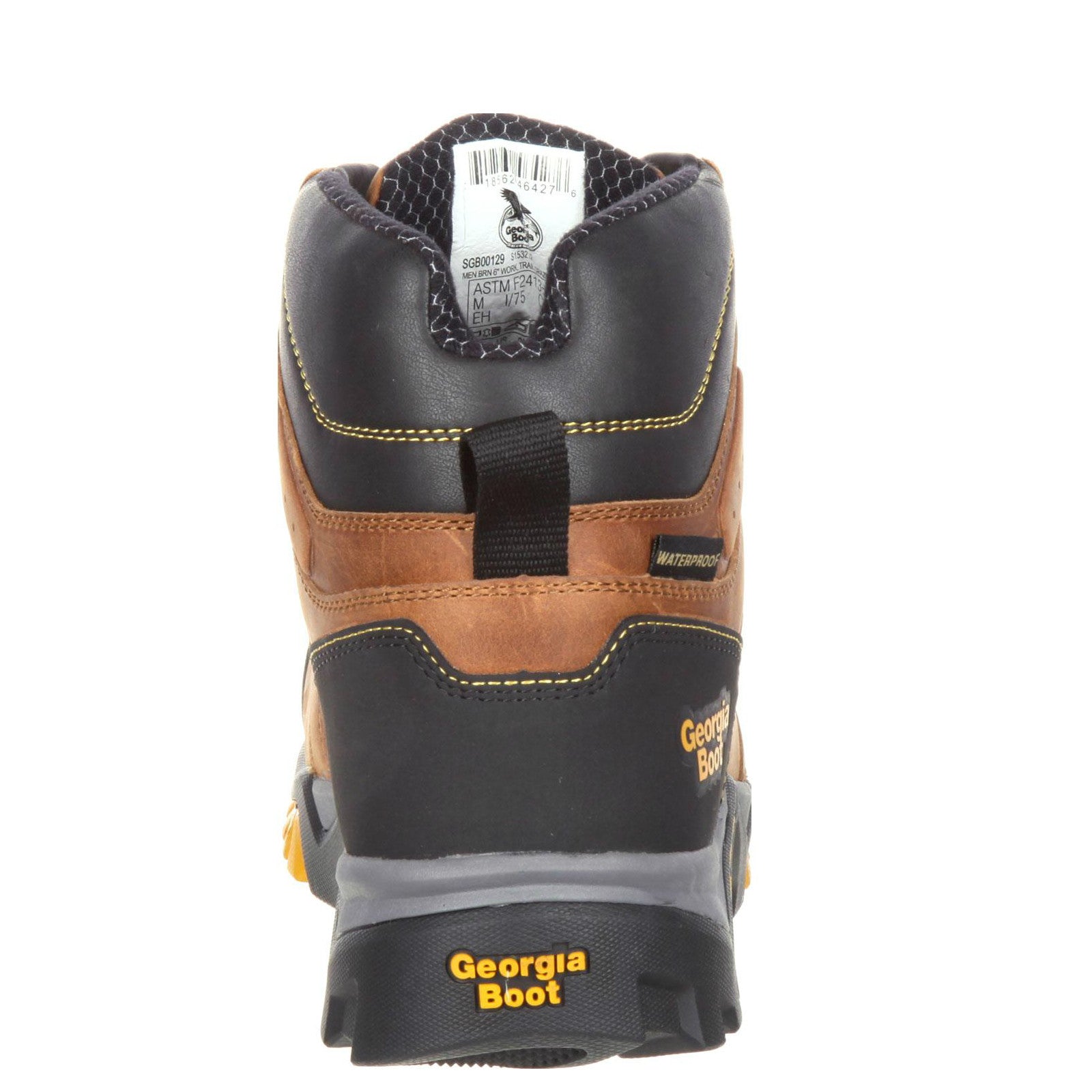 Georgia Men's 6" Amplitude Composite Toe Waterproof Work Boot - Trail Crazy Horse GB00129 - ShoeShackOnline
