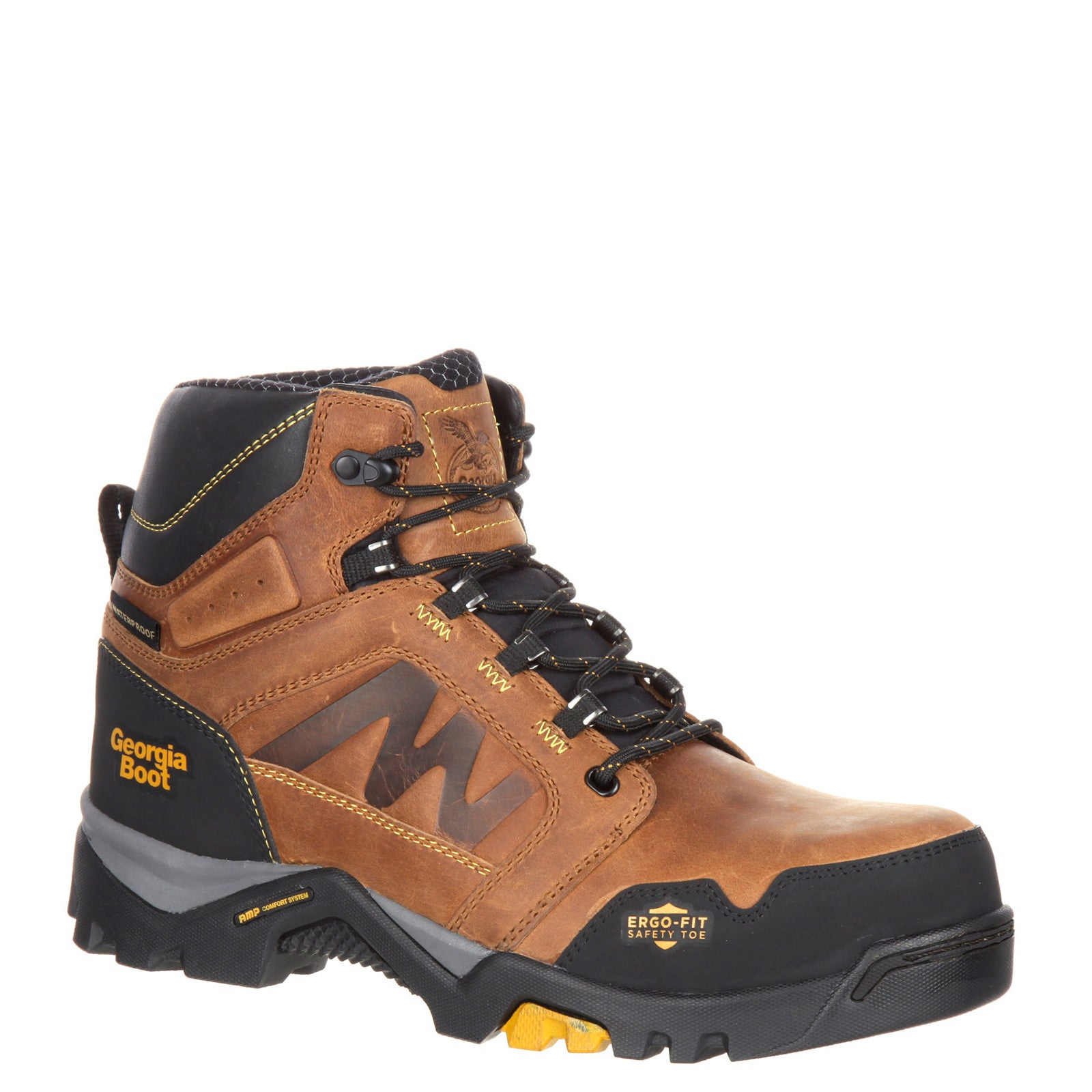 Georgia Boot Men's Steel Toe Wedge Pull-On Work Boots, 10 in. at Tractor Supply Co Georgia Boot Men's Steel Toe Wedge Pull-On Work Boots, 10 in. at Tractor Supply Co