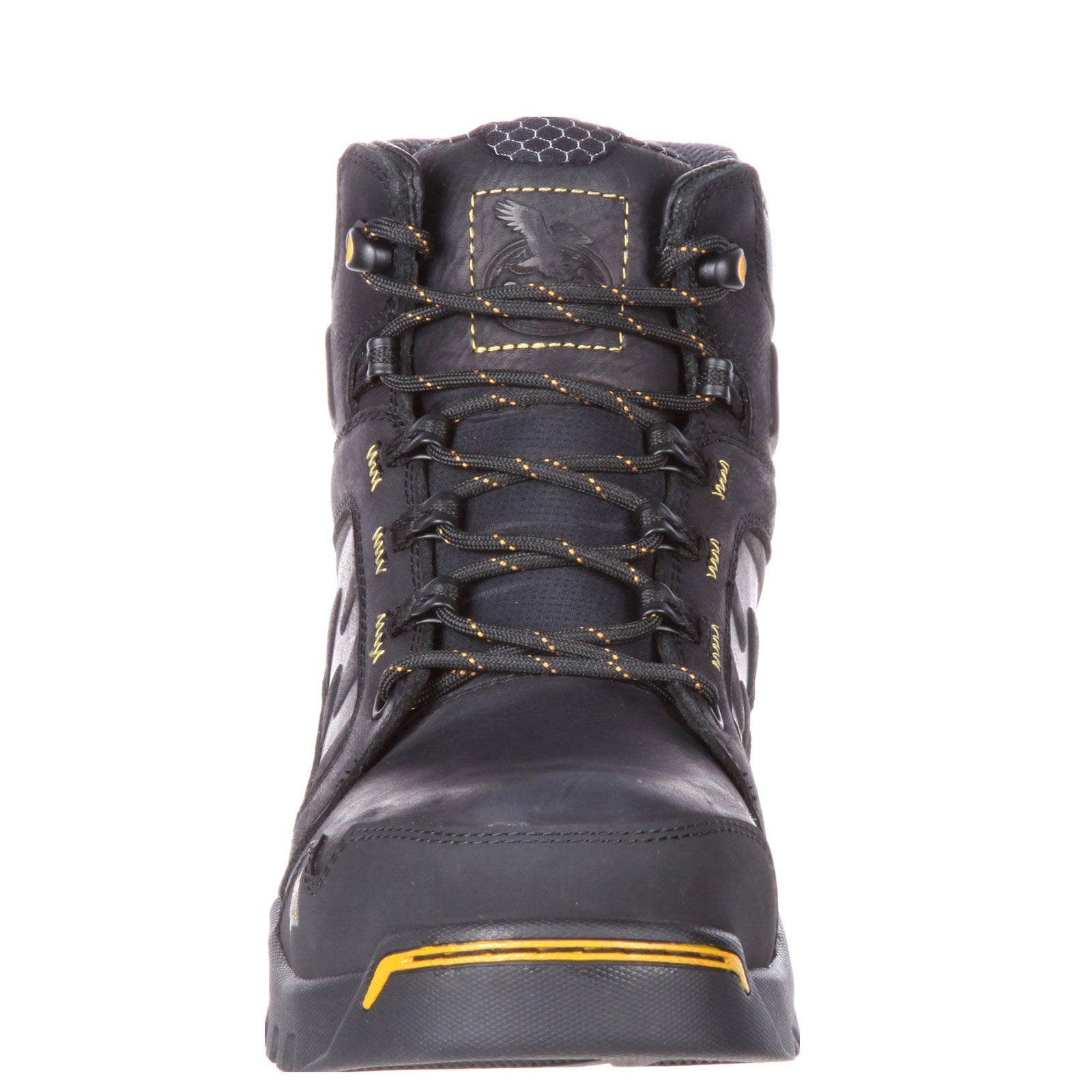 Georgia Men's 6" Amplitude Composite Toe Waterproof Work Boot - Black GB00130 - ShoeShackOnline