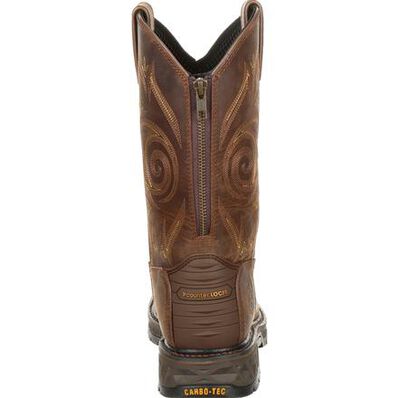 Georgia Men's 11" Carbo-Tec LT Waterproof Composite Toe Wellington Work Boot - Brown GB00239 - ShoeShackOnline