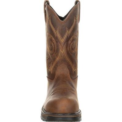 Georgia Men's 11" Carbo-Tec LT Waterproof Composite Toe Wellington Work Boot - Brown GB00239 - ShoeShackOnline